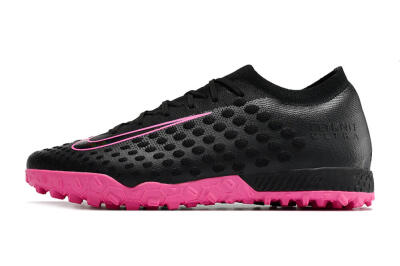 Nike Phantom Ultra Venom TF Low-Tops Soccer Shoes - Black/Pink