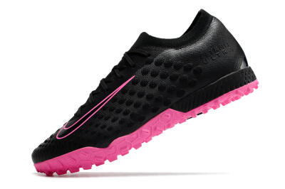 Nike Phantom Ultra Venom TF Low-Tops Soccer Shoes - Black/Pink