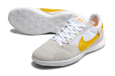 Nike Streetgato IC Low-Tops Soccer Shoes - Grey/White/Yellow