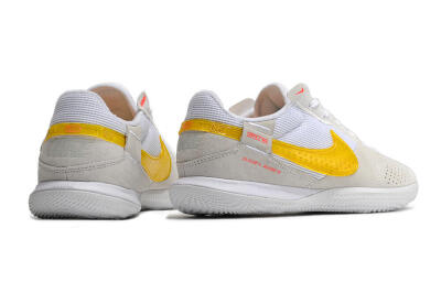 Nike Streetgato IC Low-Tops Soccer Shoes - Grey/White/Yellow