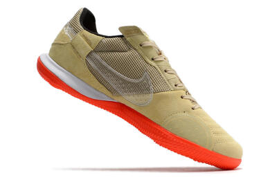 Nike Streetgato IC Low-Tops Soccer Shoes - Brown/Red/White