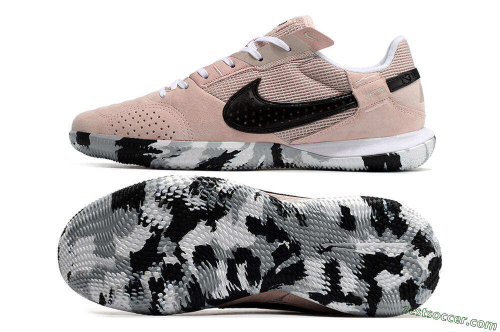Nike Streetgato IC Low-Tops Soccer Shoes - Pink/Black/White 1