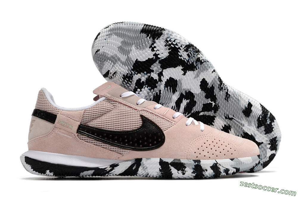 Nike Streetgato IC Low-Tops Soccer Shoes - Pink/Black/White 0