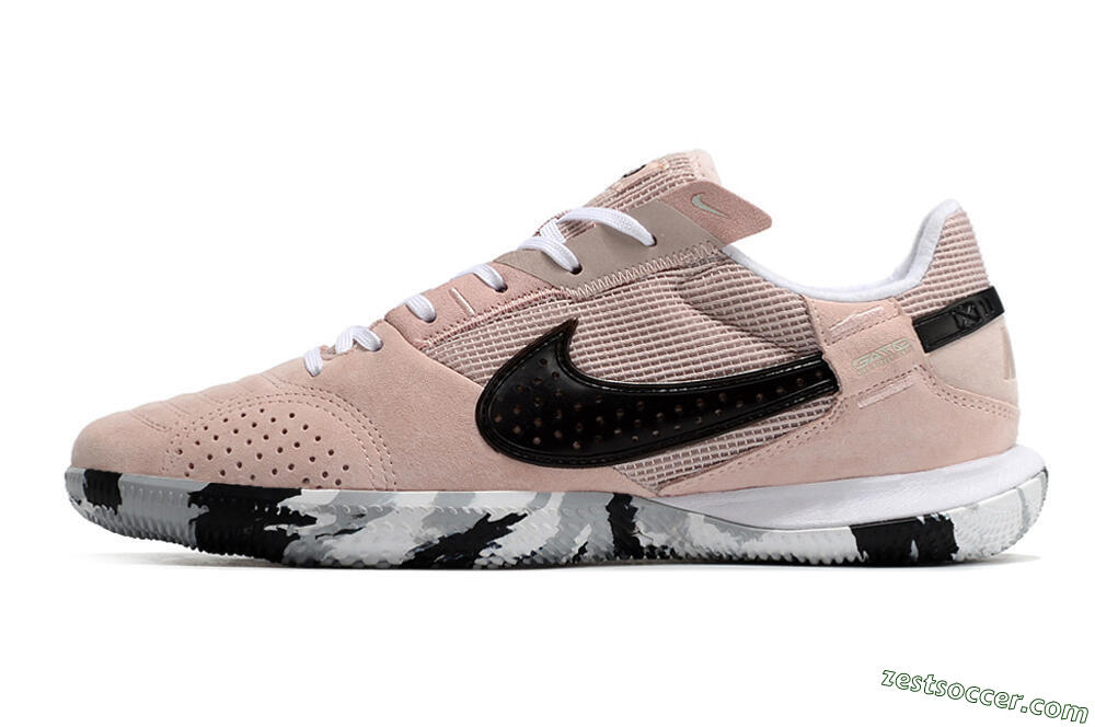 Nike Streetgato IC Low-Tops Soccer Shoes - Pink/Black/White 2
