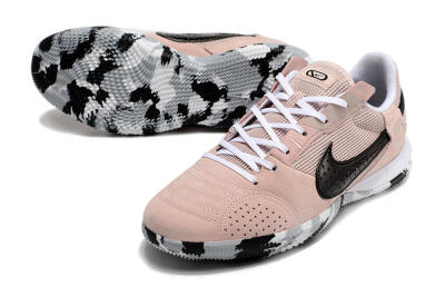 Nike Streetgato IC Low-Tops Soccer Shoes - Pink/Black/White