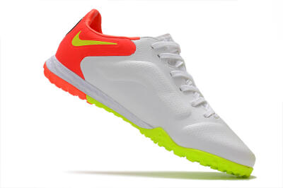 Nike React Tiempo Legend 9 Pro TF Low-Tops Soccer Shoes - White/Red/Yellow