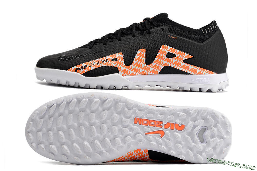 Nike Air Zoom Mercurial Vapor 15 Elite TF Low-Tops Soccer Shoes - Black/White/Pink 1