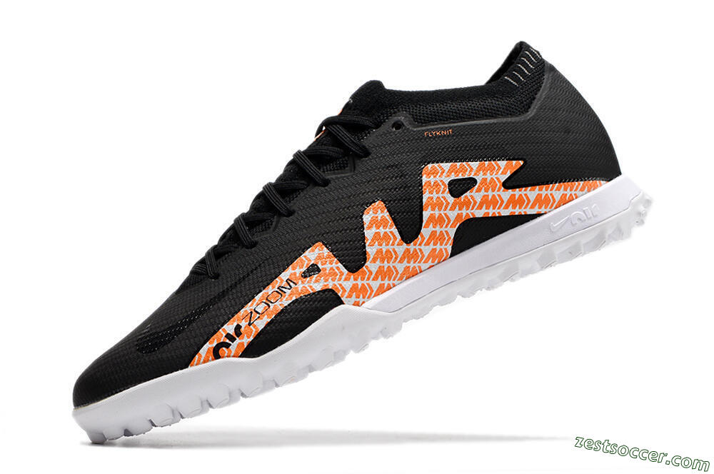 Nike Air Zoom Mercurial Vapor 15 Elite TF Low-Tops Soccer Shoes - Black/White/Pink 5