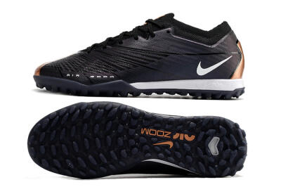 Nike Air Zoom Mercurial Vapor 15 Elite TF Low-Tops Soccer Shoes - Black/White