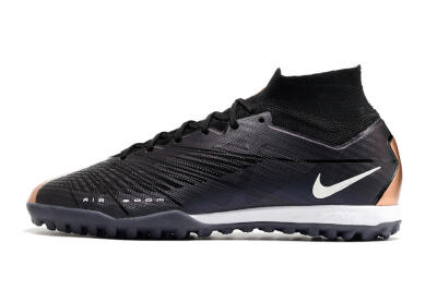Nike Air Zoom Mercurial Superfly 9 Elite TF High-Tops Soccer Shoes - Black/White