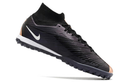 Nike Air Zoom Mercurial Superfly 9 Elite TF High-Tops Soccer Shoes - Black/White