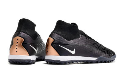 Nike Air Zoom Mercurial Superfly 9 Elite TF High-Tops Soccer Shoes - Black/White