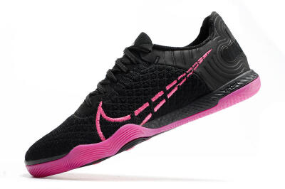 Nike Reactgato IC Low-Tops Soccer Shoes - Black/Pink