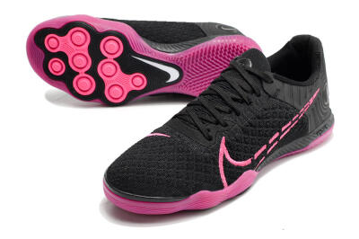 Nike Reactgato IC Low-Tops Soccer Shoes - Black/Pink