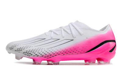 Adidas X Speedportal.1 FG Low-Tops Soccer Cleats - White/Pink/Black