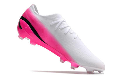 Adidas X Speedportal.1 FG Low-Tops Soccer Cleats - White/Pink/Black