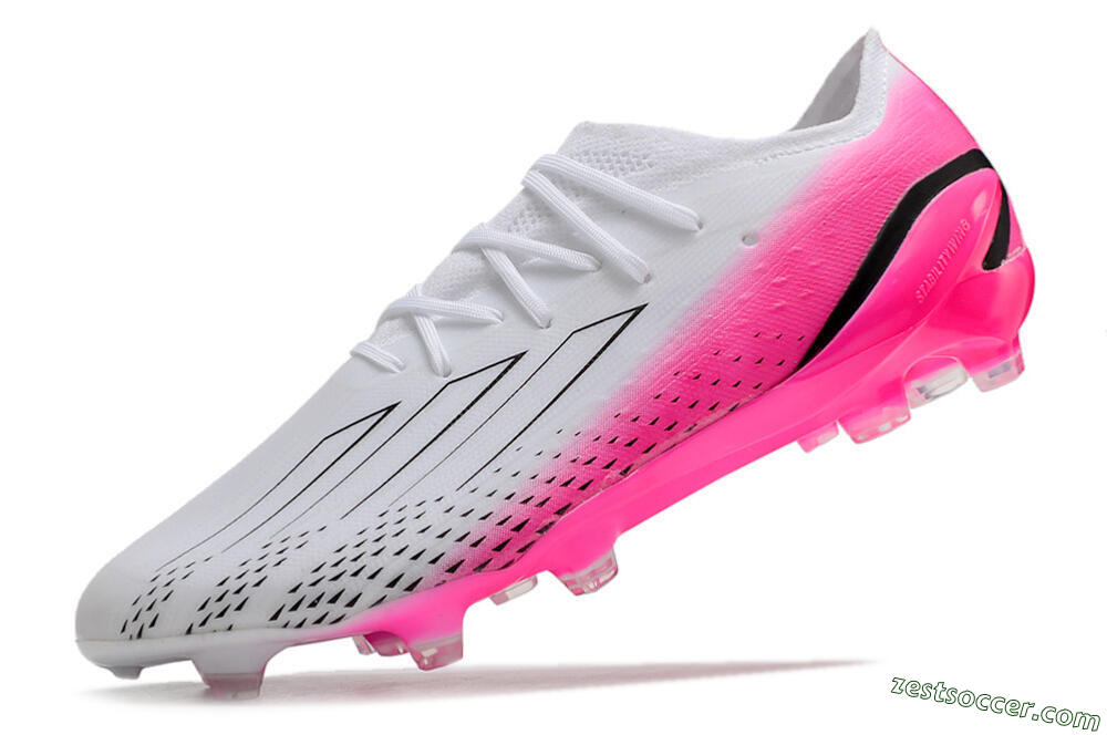 Adidas X Speedportal.1 FG Low-Tops Soccer Cleats - White/Pink/Black 5