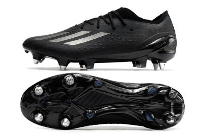 Adidas X Speedportal.1 SG Low-Tops Soccer Cleats - Black/Grey