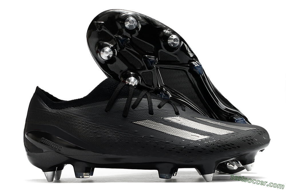 Adidas X Speedportal.1 SG Low-Tops Soccer Cleats - Black/Grey 0