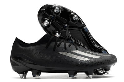 Adidas X Speedportal.1 SG Low-Tops Soccer Cleats - Black/Grey
