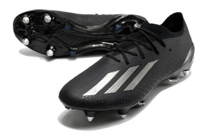 Adidas X Speedportal.1 SG Low-Tops Soccer Cleats - Black/Grey
