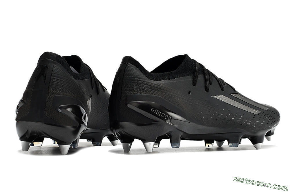 Adidas X Speedportal.1 SG Low-Tops Soccer Cleats - Black/Grey 6