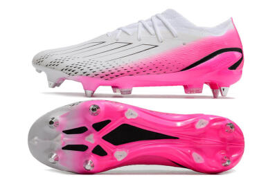 Adidas X Speedportal.1 SG Low-Tops Soccer Cleats - White/Pink/Black