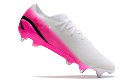 Adidas X Speedportal.1 SG Low-Tops Soccer Cleats - White/Pink/Black