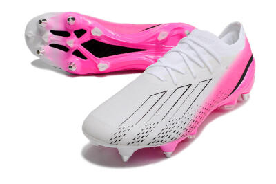 Adidas X Speedportal.1 SG Low-Tops Soccer Cleats - White/Pink/Black