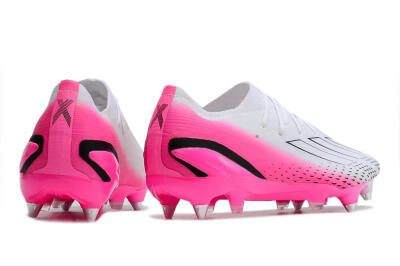 Adidas X Speedportal.1 SG Low-Tops Soccer Cleats - White/Pink/Black