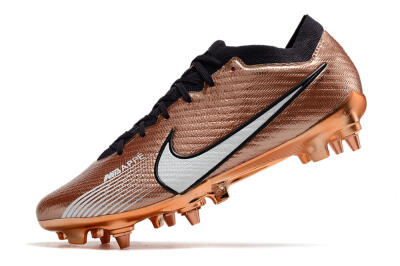 Nike Air Zoom Mercurial Vapor 15 Elite SG Low-Tops Soccer Cleats - Gold/White/Black