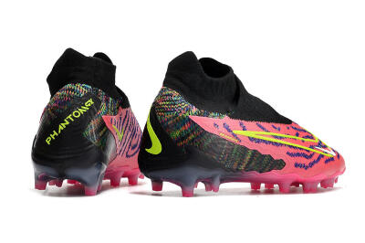 Nike Phantom GX Elite DF FG High-Tops Soccer Cleats - Pink/Rainbow