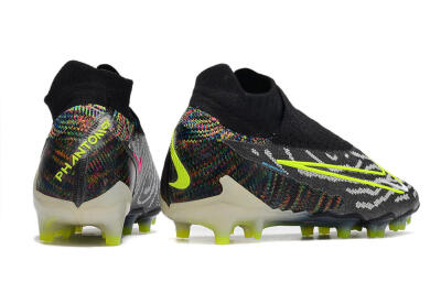 Nike Phantom GX Elite DF FG High-Tops Soccer Cleats - Black/Rainbow