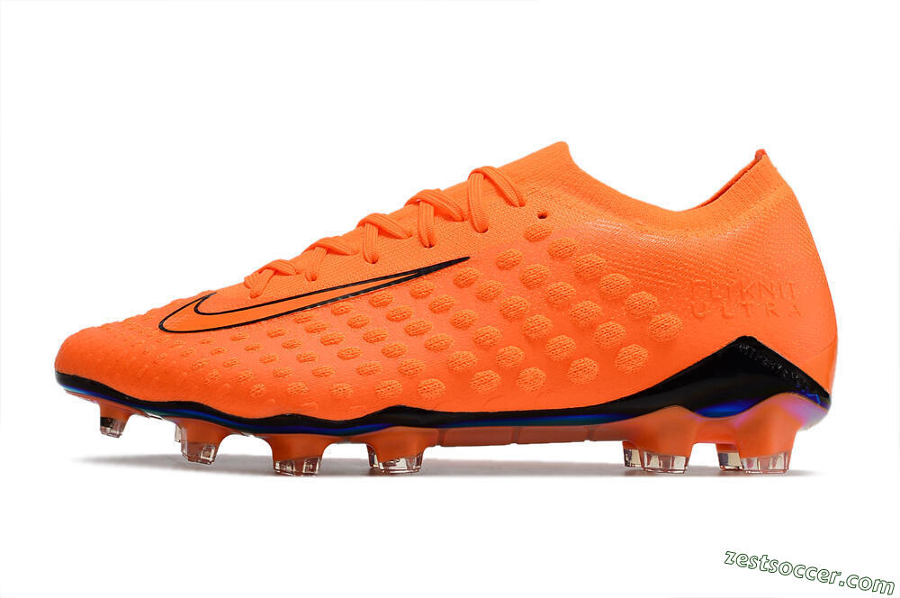 Nike Phantom Ultra Venom FG Low-Tops Soccer Cleats - Orange/Black 2