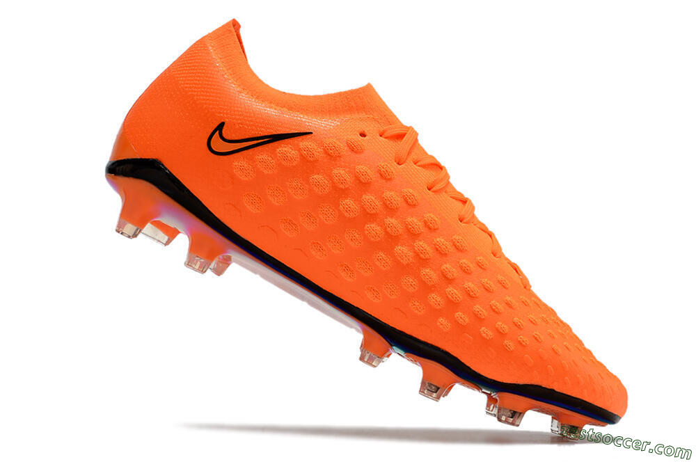 Nike Phantom Ultra Venom FG Low-Tops Soccer Cleats - Orange/Black 4