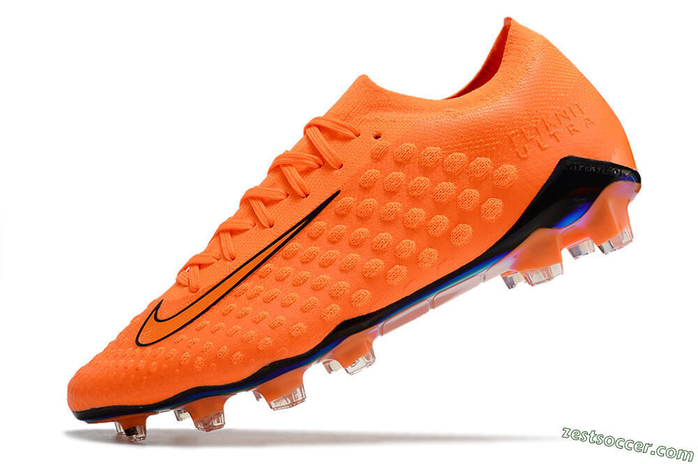 Nike Phantom Ultra Venom FG Low-Tops Soccer Cleats - Orange/Black 5
