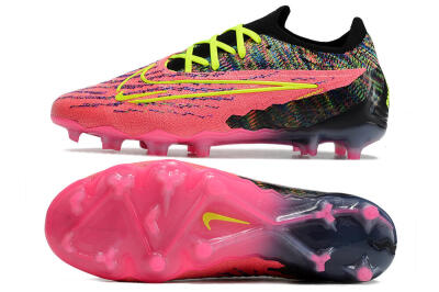 Nike Phantom GX Elite FG Low-Tops Soccer Cleats - Pink/Rainbow