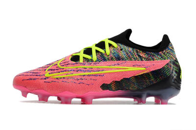 Nike Phantom GX Elite FG Low-Tops Soccer Cleats - Pink/Rainbow