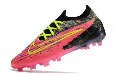 Nike Phantom GX Elite FG Low-Tops Soccer Cleats - Pink/Rainbow