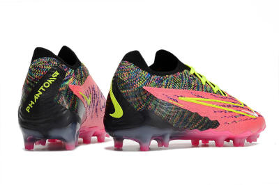 Nike Phantom GX Elite FG Low-Tops Soccer Cleats - Pink/Rainbow