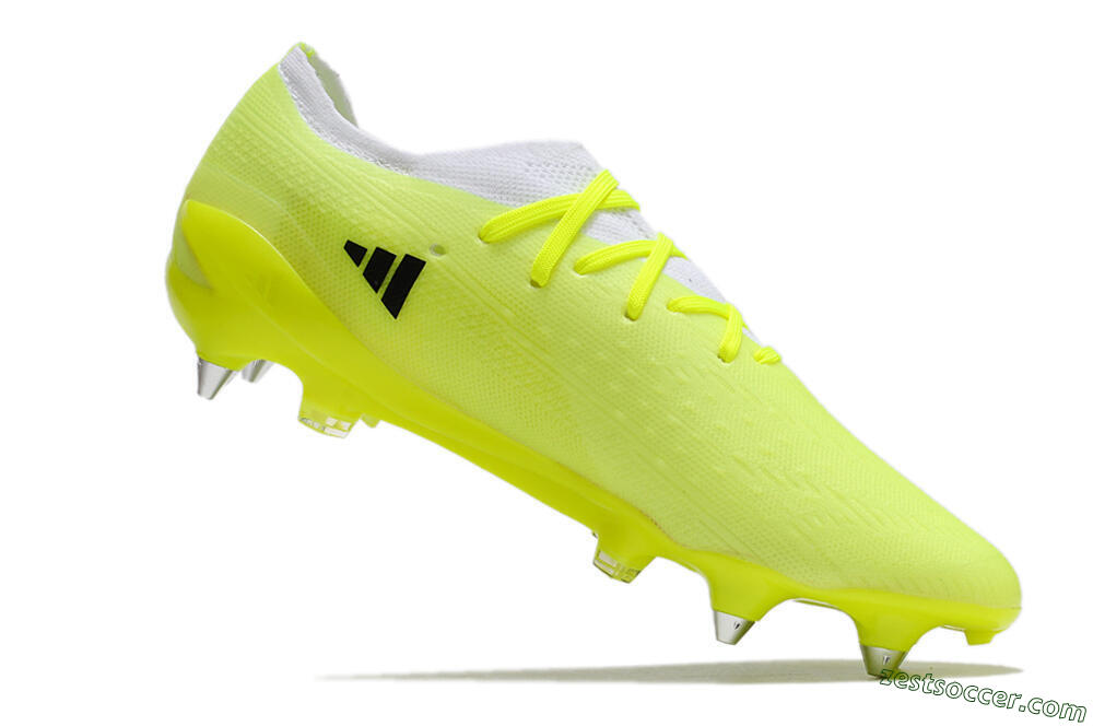 Adidas X Speedportal.1 SG Low-Tops Soccer Cleats - Green/White/Black 4