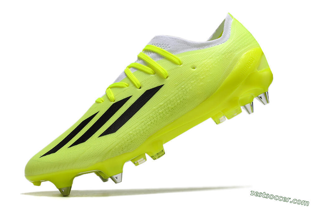 Adidas X Speedportal.1 SG Low-Tops Soccer Cleats - Green/White/Black 5