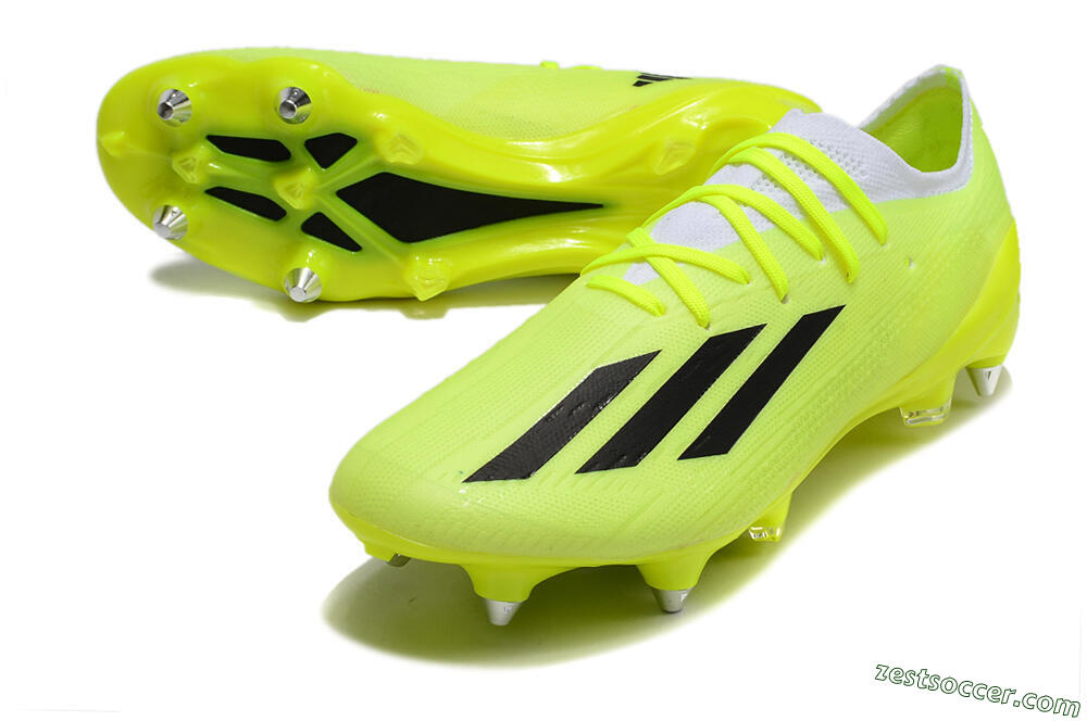 Adidas X Speedportal.1 SG Low-Tops Soccer Cleats - Green/White/Black 3