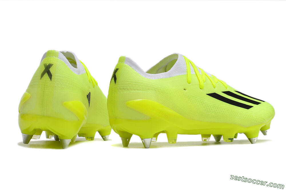 Adidas X Speedportal.1 SG Low-Tops Soccer Cleats - Green/White/Black 6