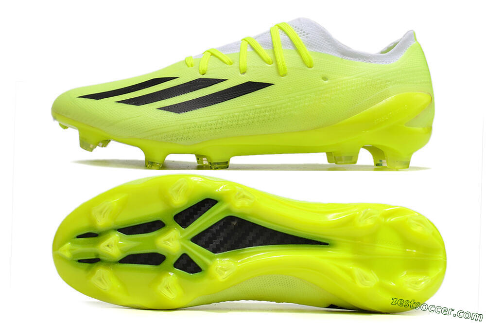 Adidas X Speedportal.1 FG Low-Tops Soccer Cleats - Green/White/Black 1
