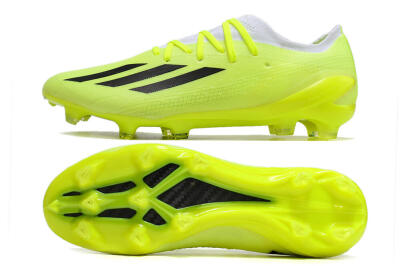 Adidas X Speedportal.1 FG Low-Tops Soccer Cleats - Green/White/Black