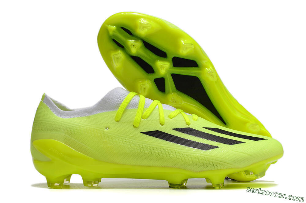 Adidas X Speedportal.1 FG Low-Tops Soccer Cleats - Green/White/Black 0