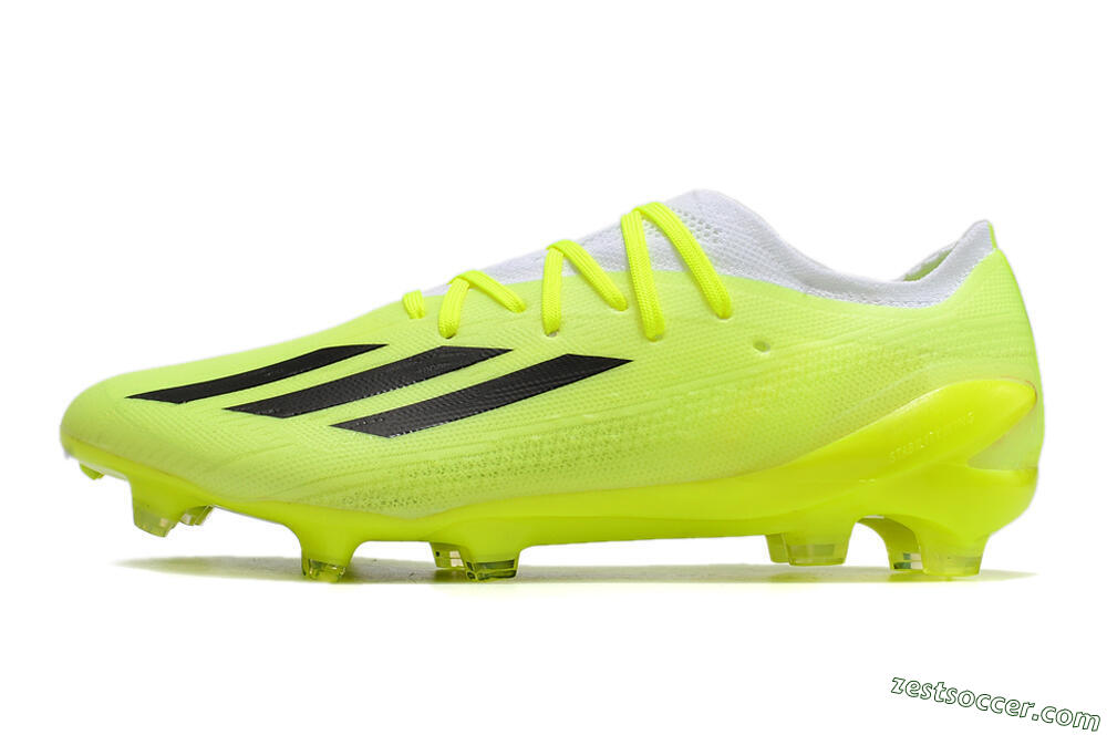 Adidas X Speedportal.1 FG Low-Tops Soccer Cleats - Green/White/Black 2