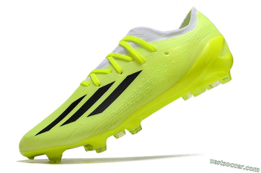 Adidas X Speedportal.1 FG Low-Tops Soccer Cleats - Green/White/Black 5