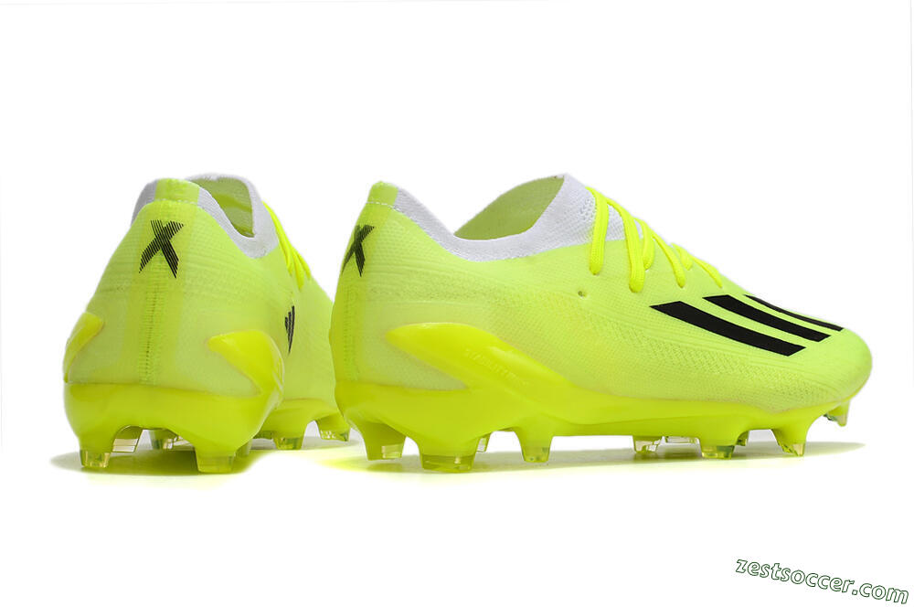 Adidas X Speedportal.1 FG Low-Tops Soccer Cleats - Green/White/Black 6
